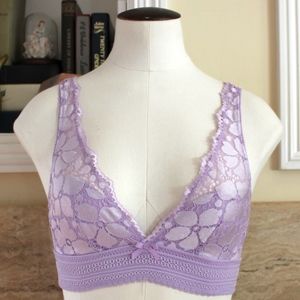 Aerie Lavender Lace Bralette